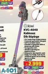 KİWİ KVC-4040 KABLOSUZ DİK SÜPÜRGE